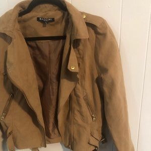 Suede Tan Jacket Large